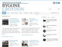 Tablet Screenshot of bygonecroydon.com
